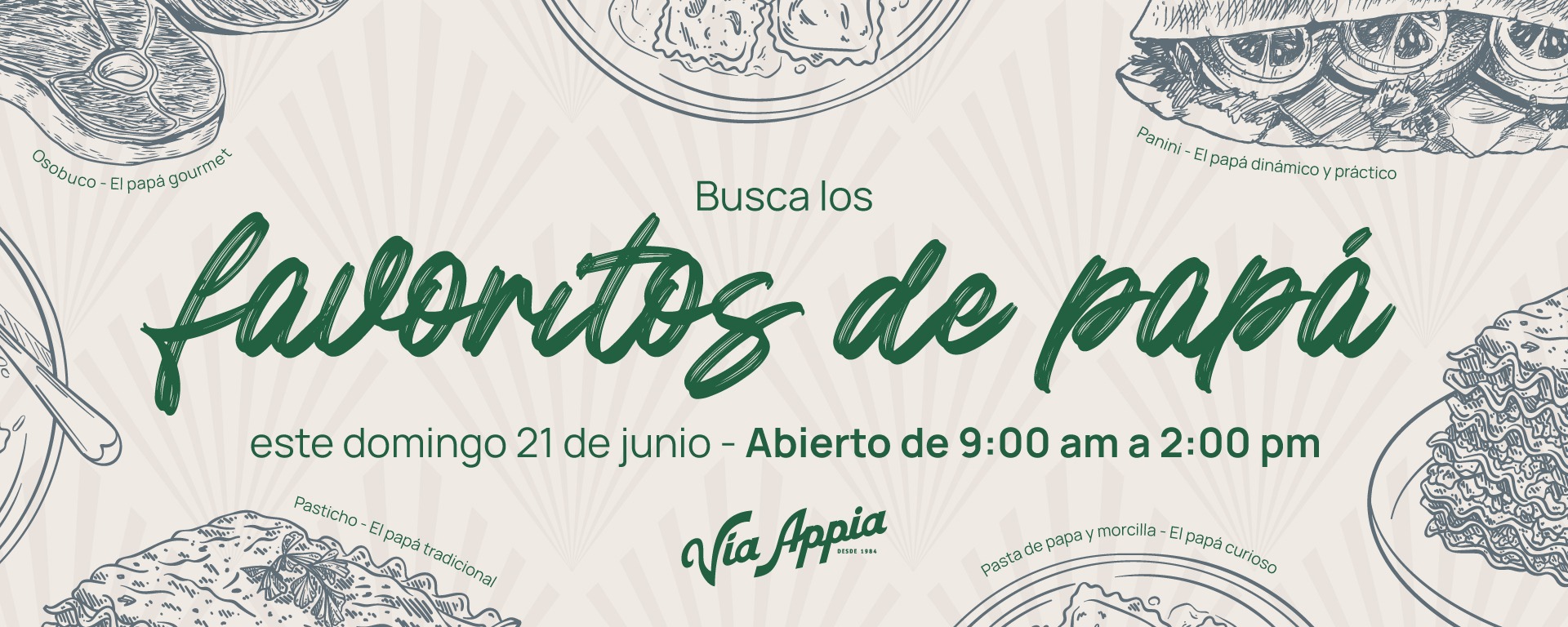 Dia del Padre 2026 (Domingo Abierto)