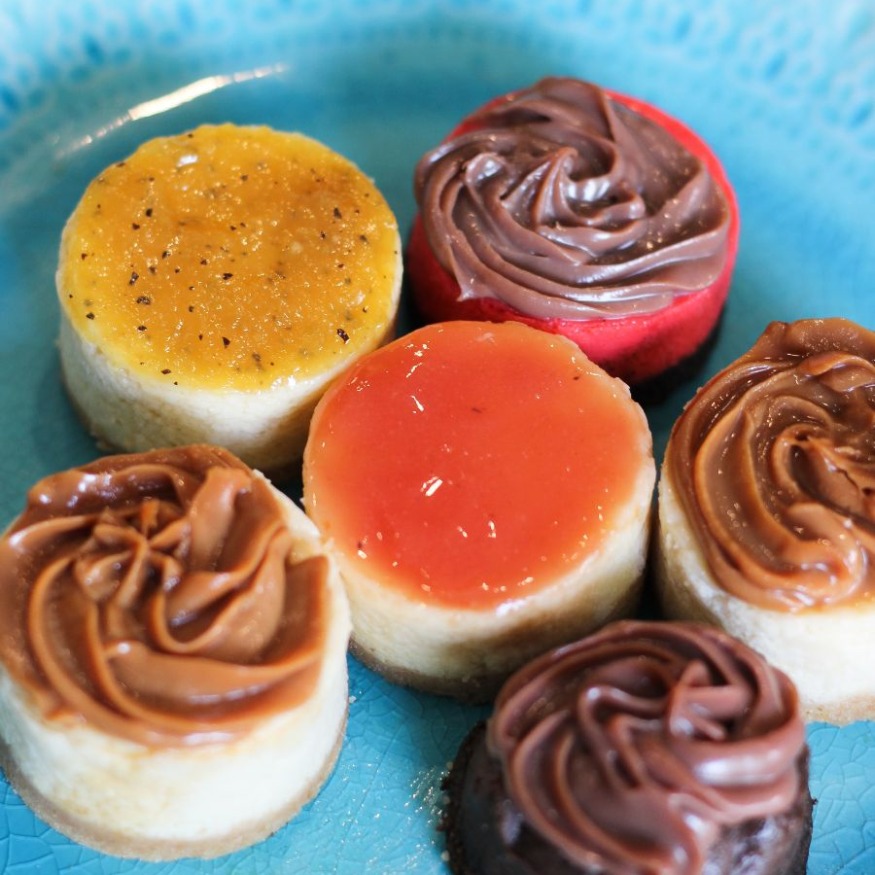 BANDEJA DE 6 MINI CHEESECAKES