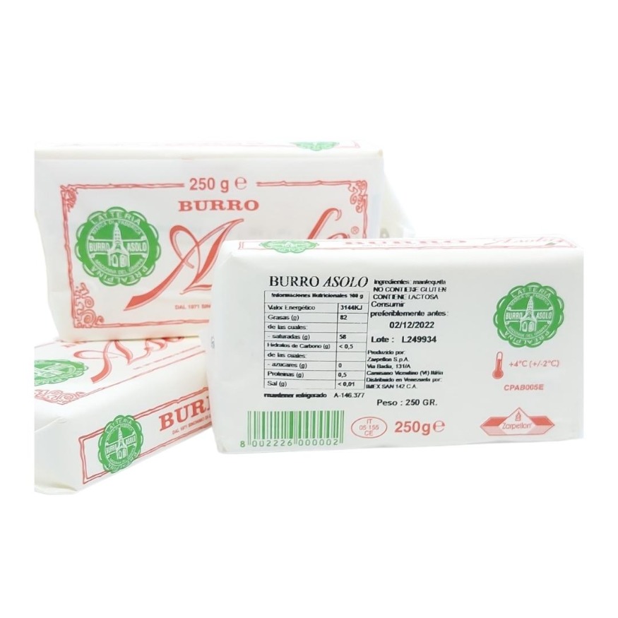 MANTEQUILLA ASOLO 250GR