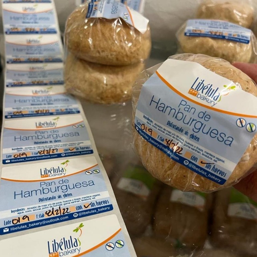 PAN DE HAMBURGUESA DÚO SIN GLUTEN Y SIN HUEVO