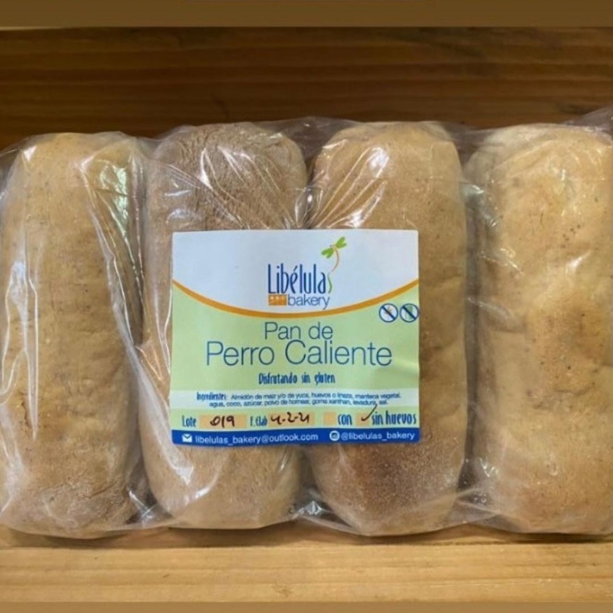 PAN DE PERROS CALIENTES SIN GLUTEN