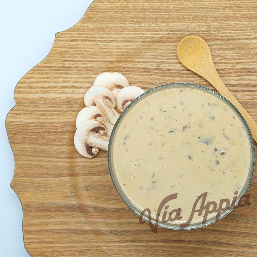 SALSA DE CREMA Y CHAMPIÑONES