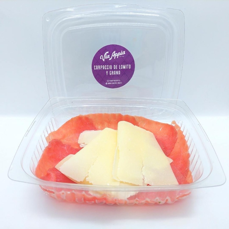 CARPACCIO DE LOMITO Y REGGIANO