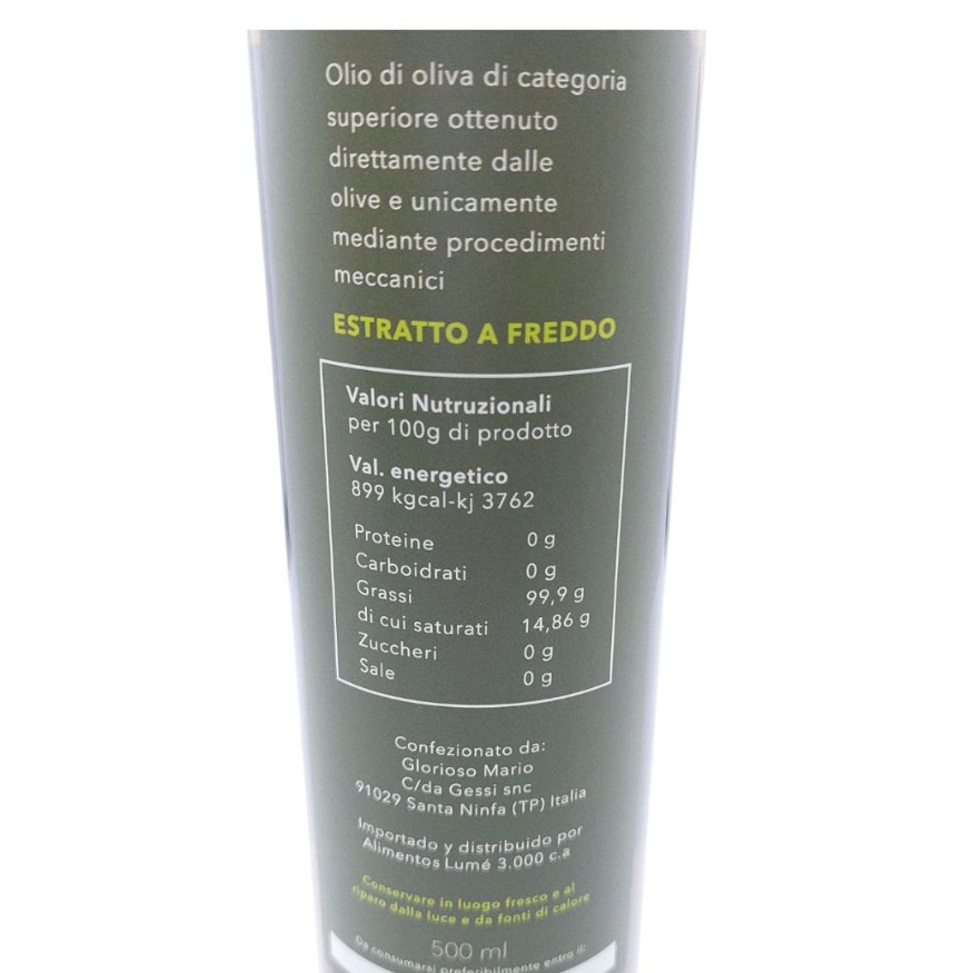 ACEITE DE OLIVA LUMÉ 500 ML