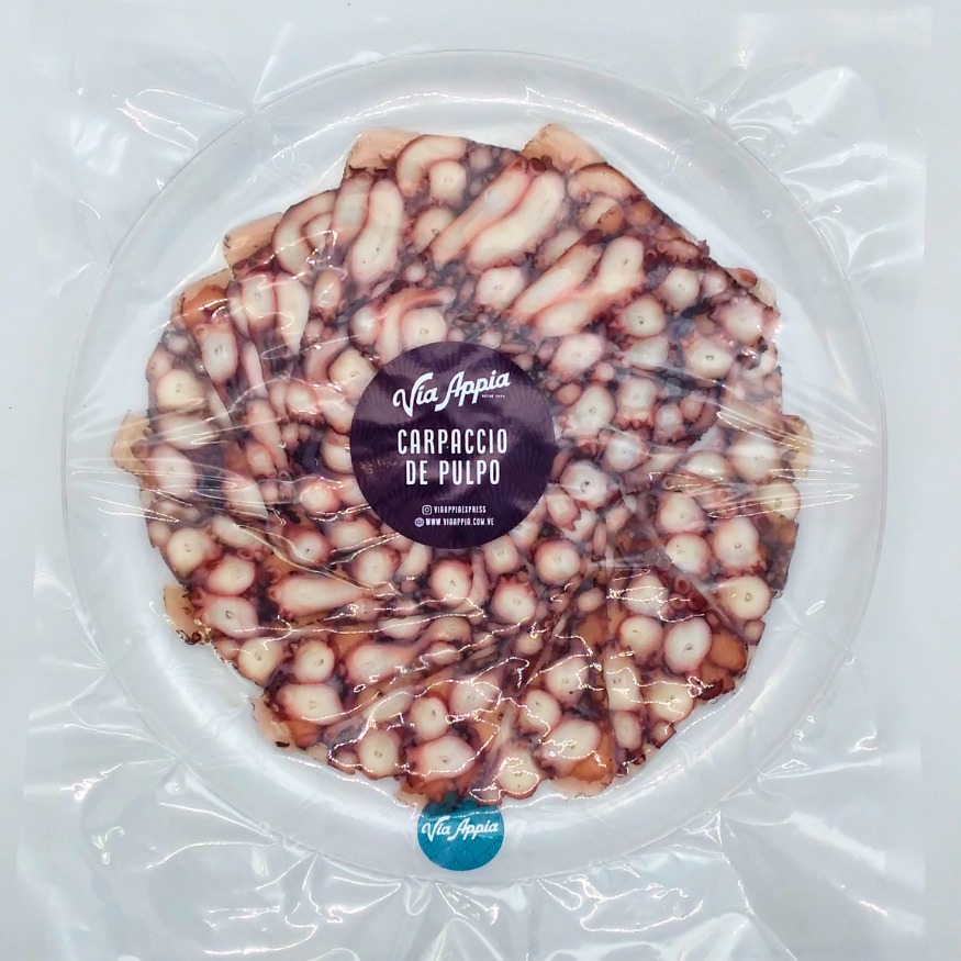 CARPACCIO DE PULPO EN BANDEJA