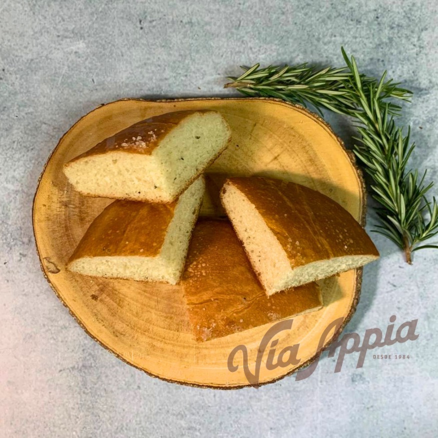 FOCACCIA TRADICIONAL CON ROMERO Y SAL MARINA FLOR DE ARAYA