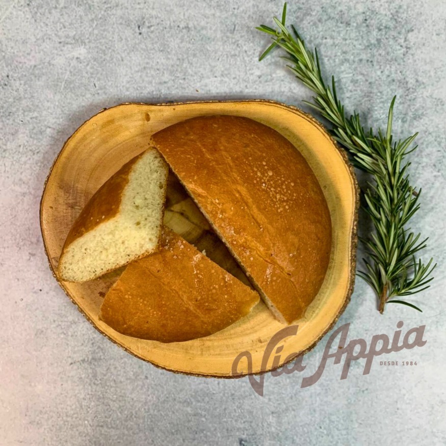 FOCACCIA TRADICIONAL CON ROMERO Y SAL MARINA FLOR DE ARAYA