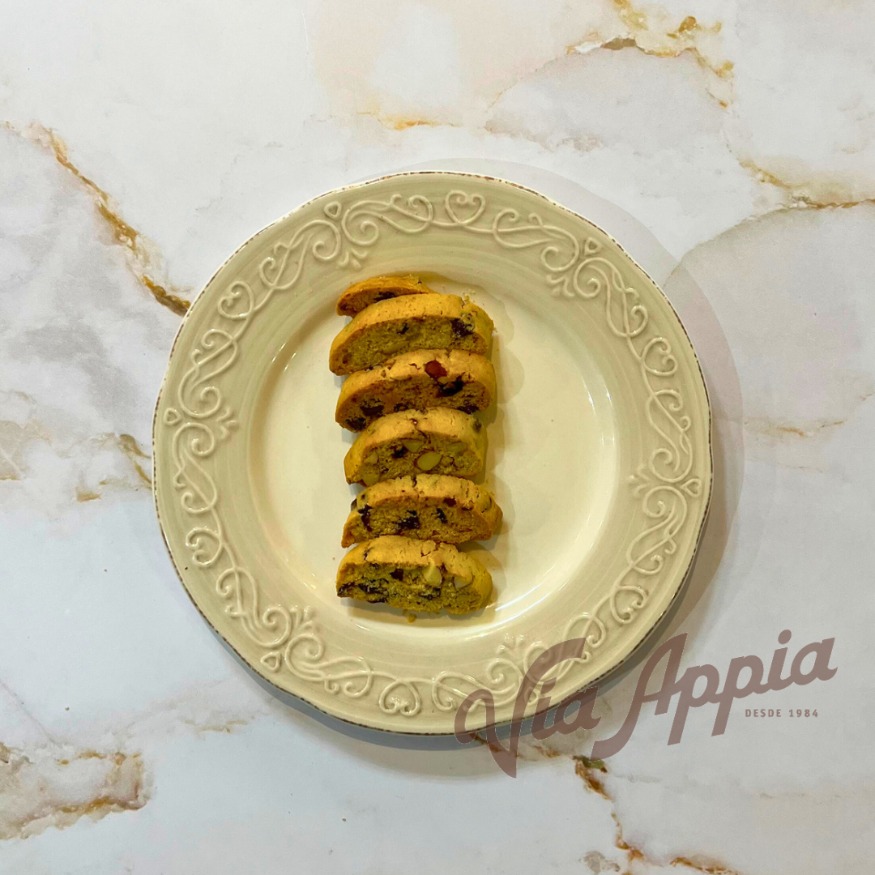 BISCOTTI DE CHOCOLATE, ALMENDRAS Y CRANBERRY