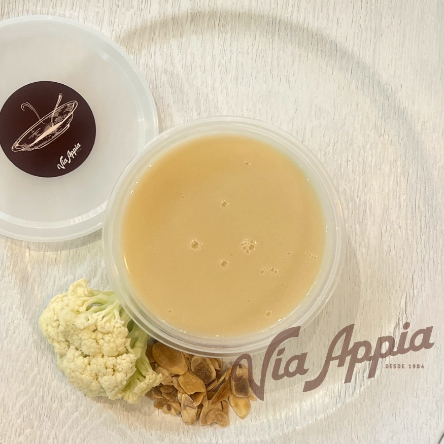 CREMA DE COLIFLOR Y ALMENDRAS 2 RACIONES