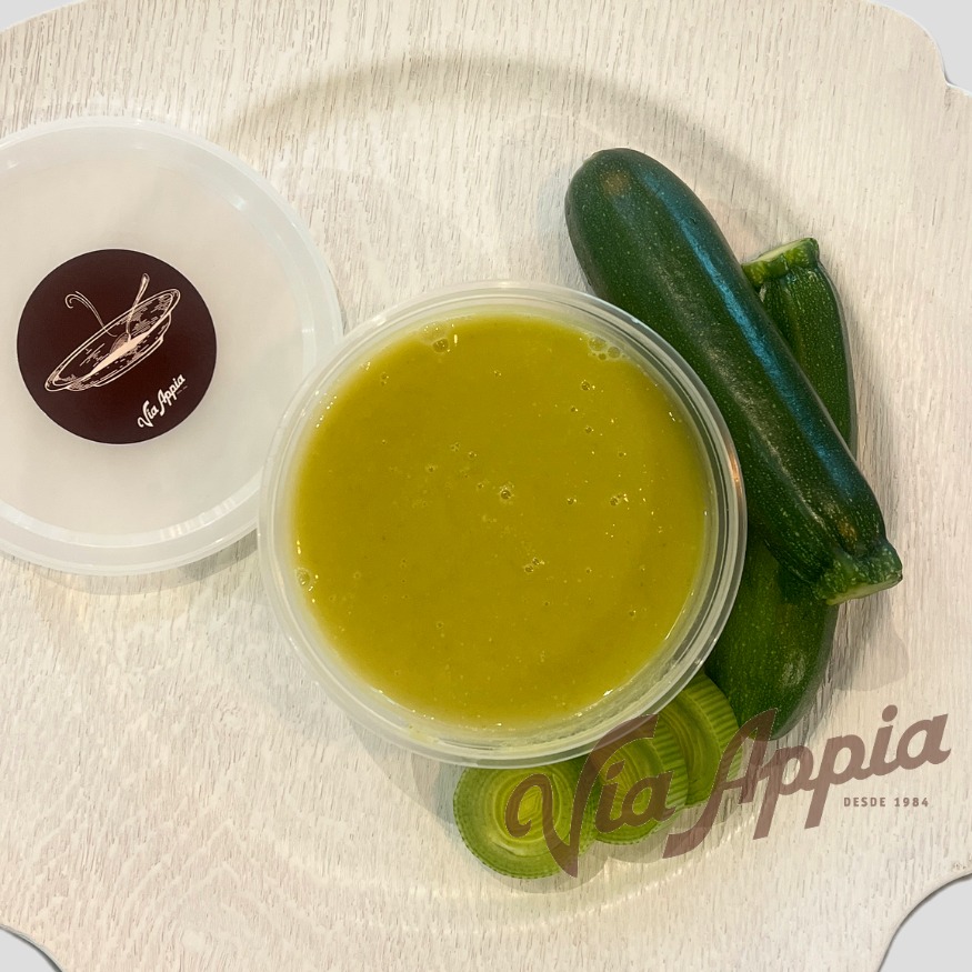 CREMA DE CALABACÍN CON PUERRO 1 RACIÓN