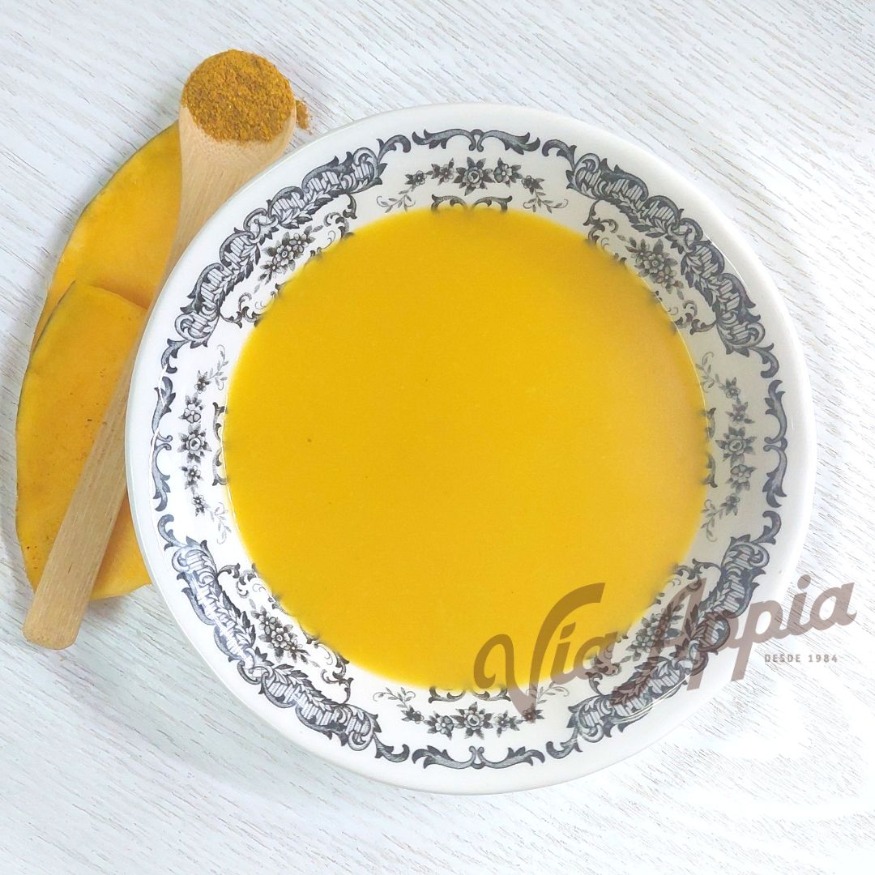 CREMA DE AUYAMA  CON CURRY 2 RACIONES