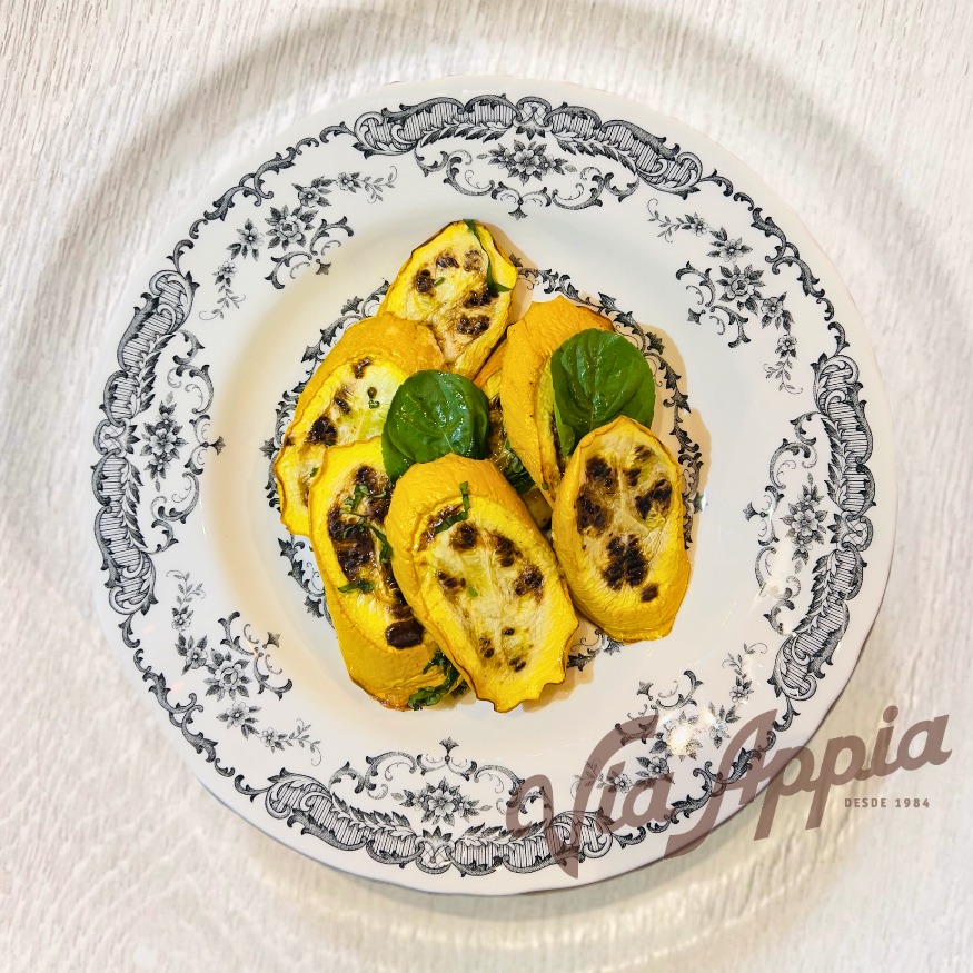 CALABACINES AMARILLOS CON MENTA