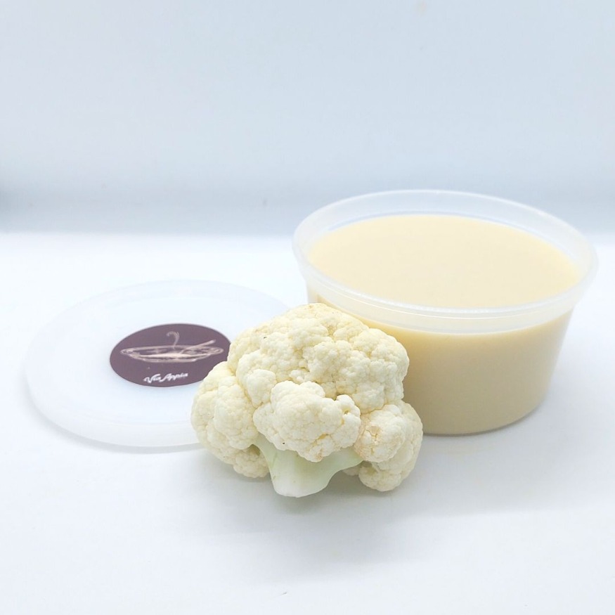 CREMA DE COLIFLOR CON RALLADURA DE LIMÓN 1 RACIÓN