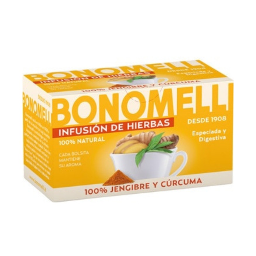 BONOMELLI INFUSIÓN DE JENGIBRE Y CÚRCUMA