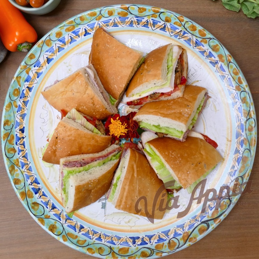 BANDEJA DE DOS FOCACCIAS RELLENAS #3