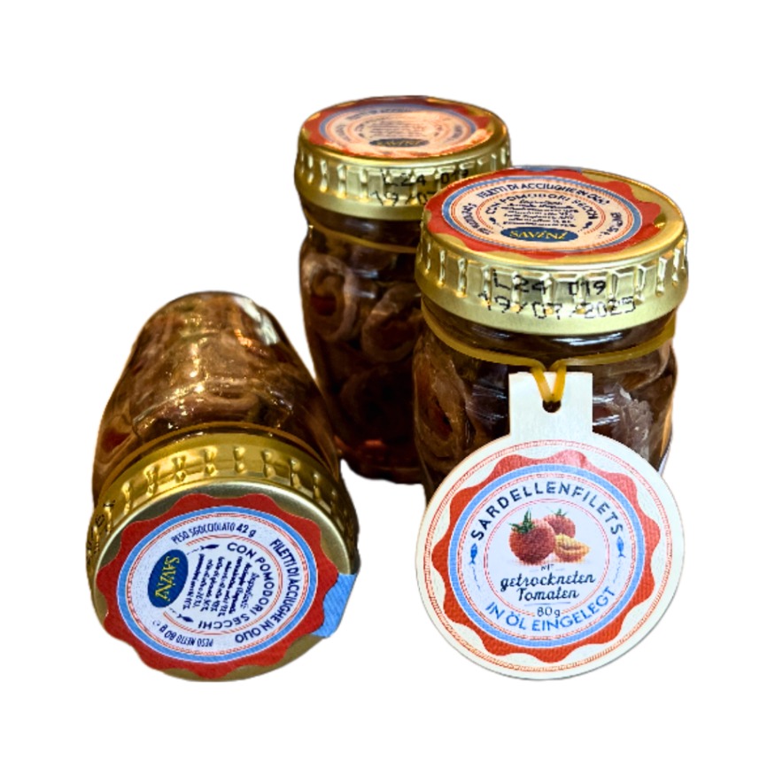 ANCHOAS RELLENAS CON TOMATES SECOS DE SAVINI