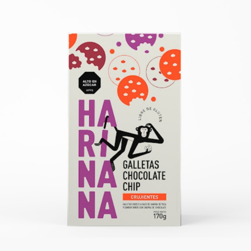 GALLETAS CHOCOLATE CHIP HARINANA