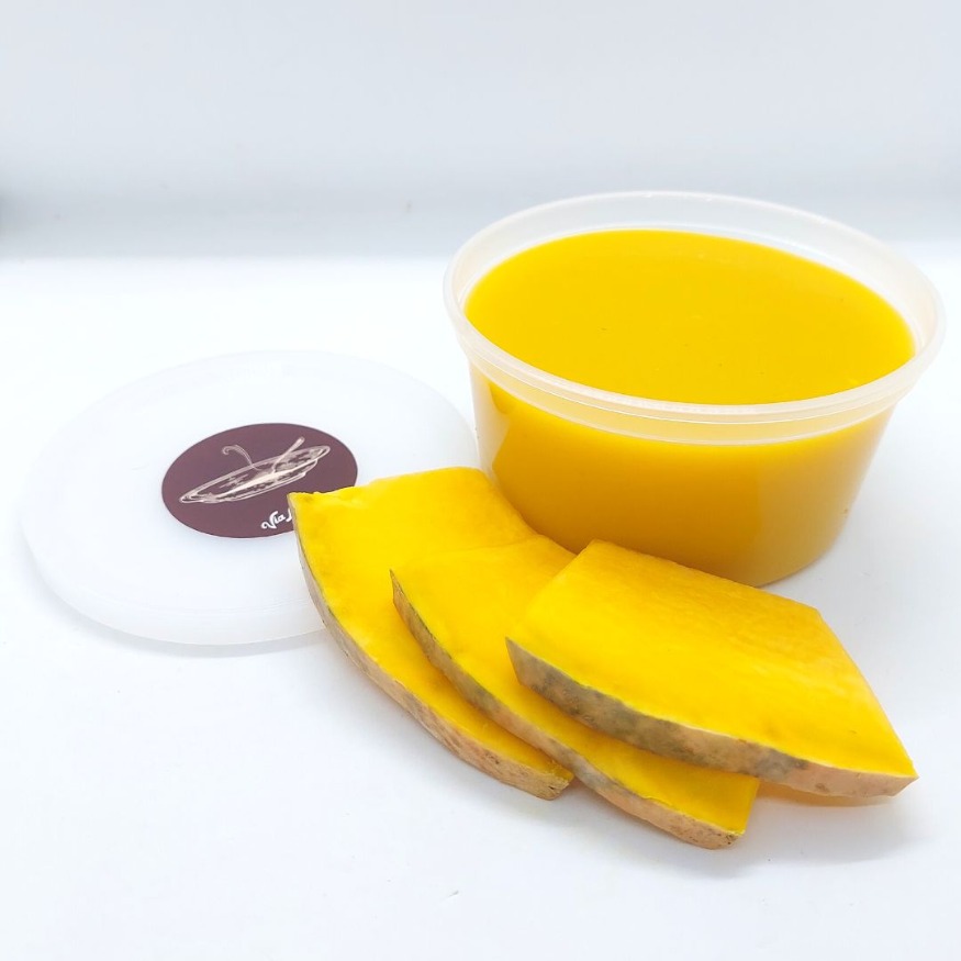 CREMA DE AUYAMA CON KALE 1 RACIÓN