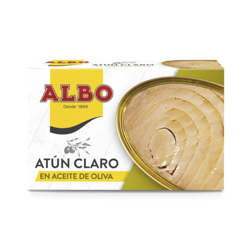 ATÚN CLARO EN ACEITE DE OLIVA ALBO