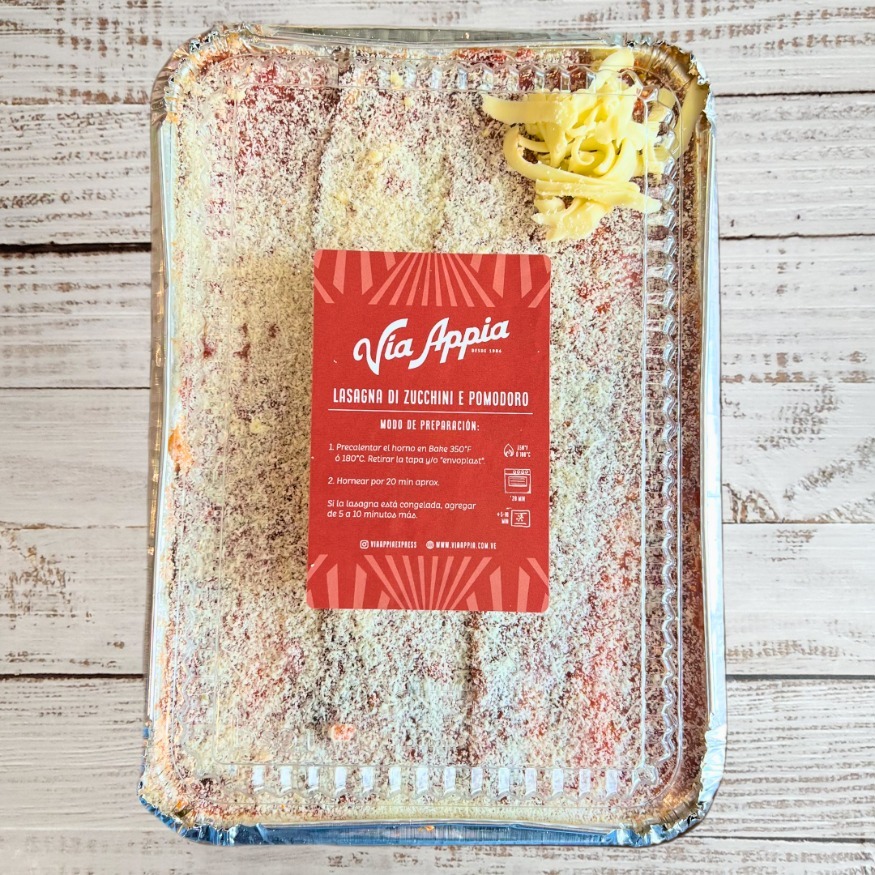 LASAGNA DE CALABACÍN Y TOMATE