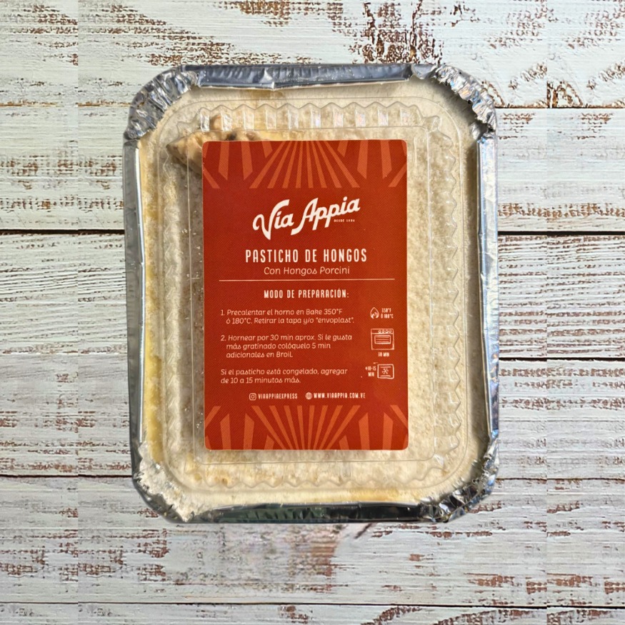 PASTICHO DE CHAMPIÑONES CON HONGOS PORCINI