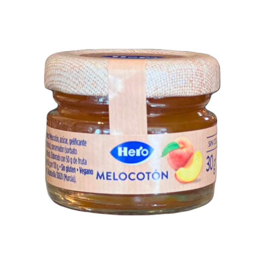 MERMELADA HERO MELOCOTÓN 30G