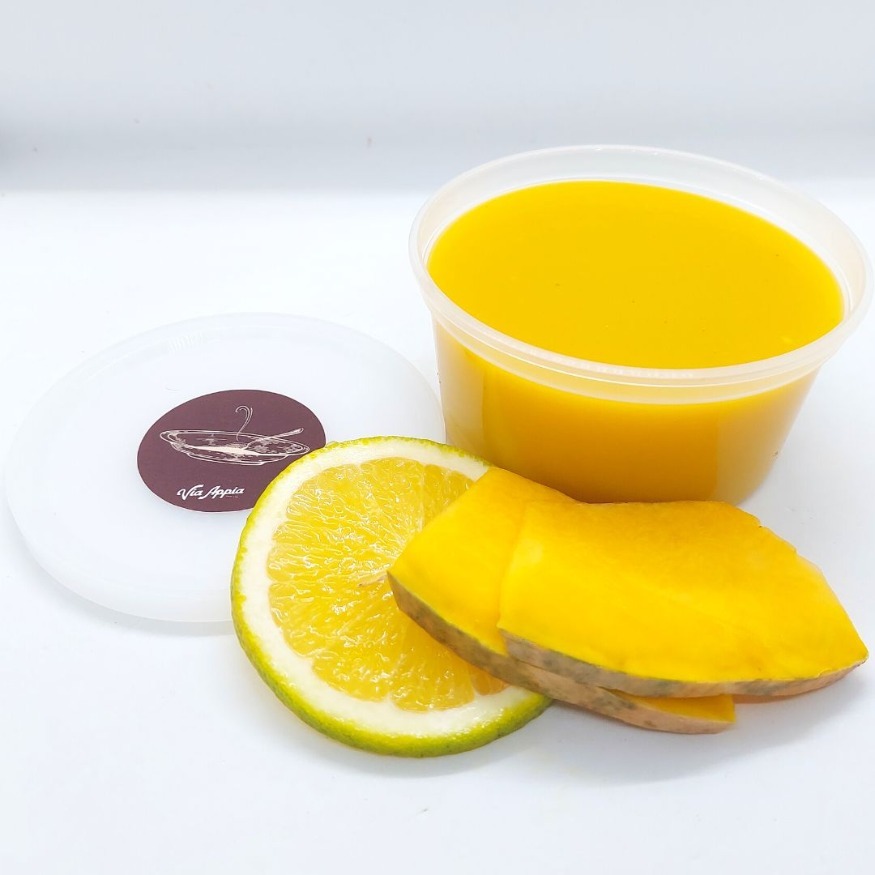 CREMA DE AUYAMA CON ZANAHORIA Y NARANJA 1 RACIÓN