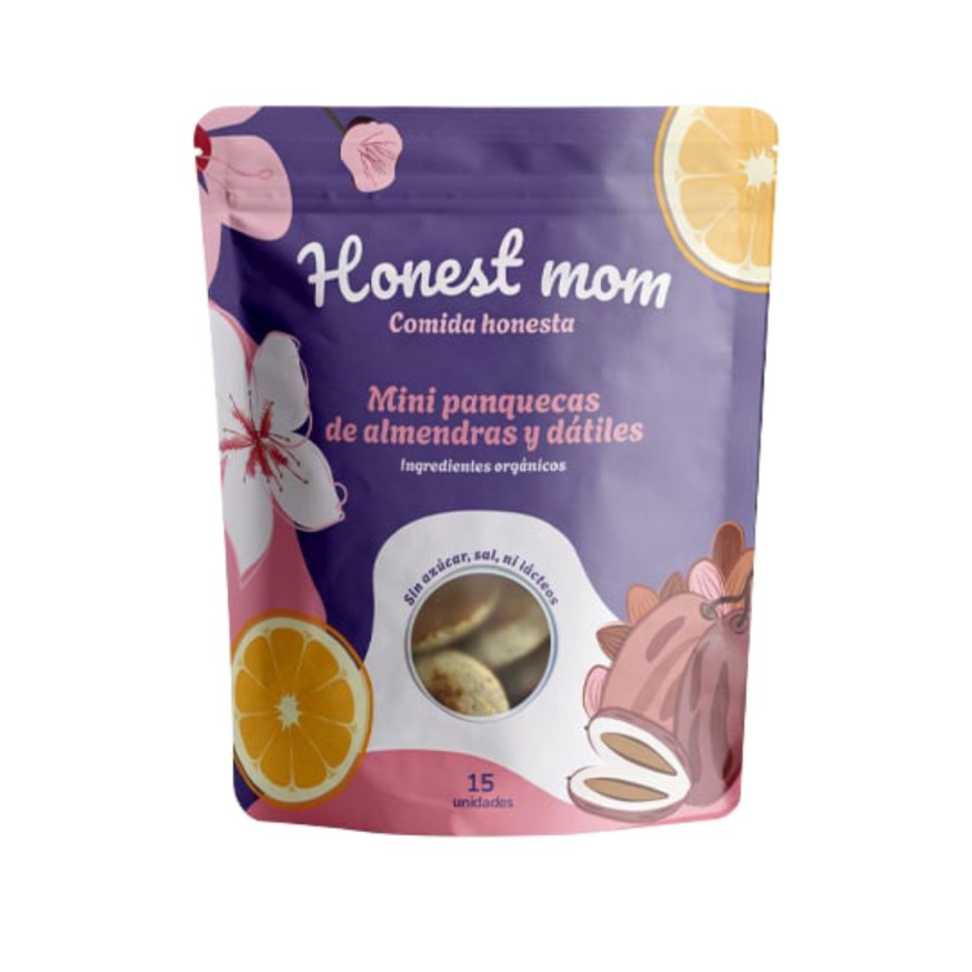 MINI PANQUECAS DE ALMENDRAS Y DÁTILES