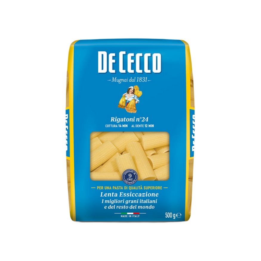 PASTA DE CECCO RIGATONI NRO 24