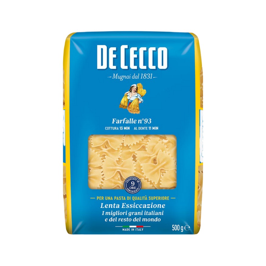 PASTA DE CECCO FARFALLE NRO 93