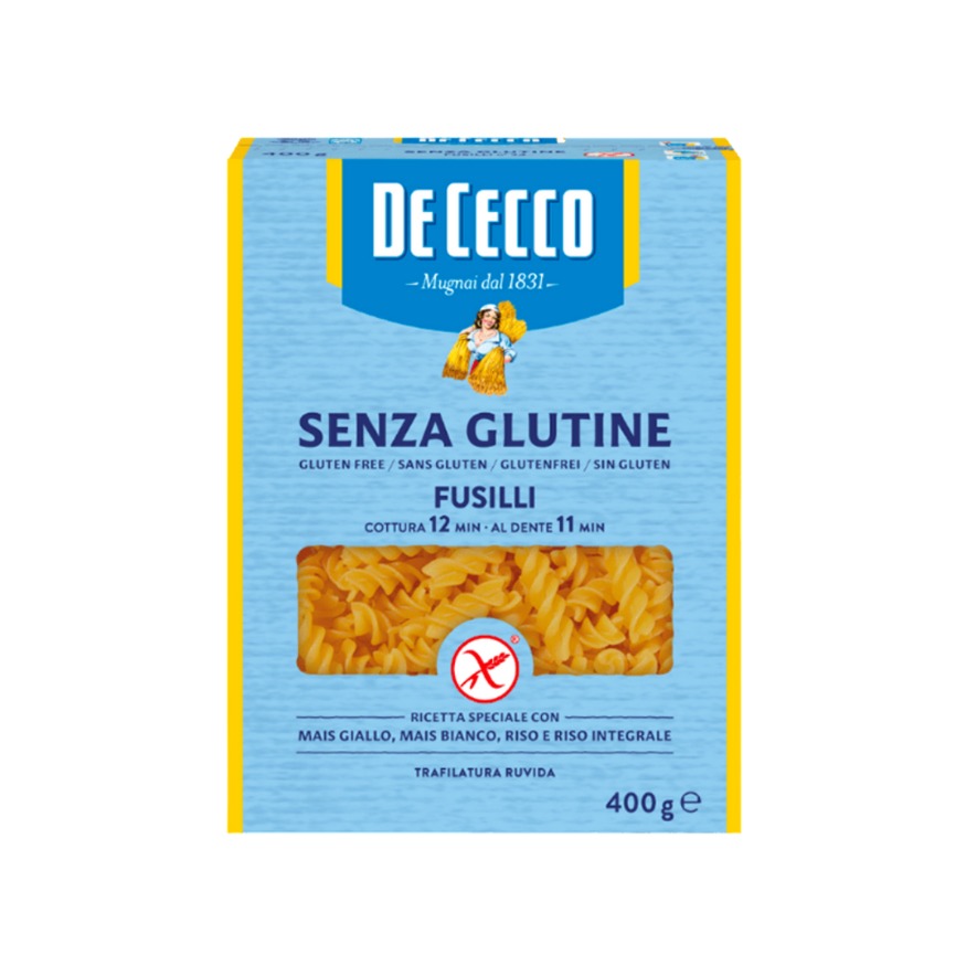 PASTA FUSILLI SIN GLUTEN DE CECCO