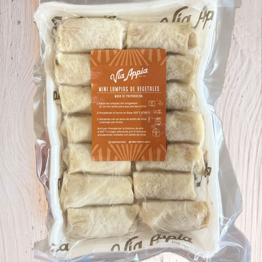 MINI LUMPIAS DE VEGETALES