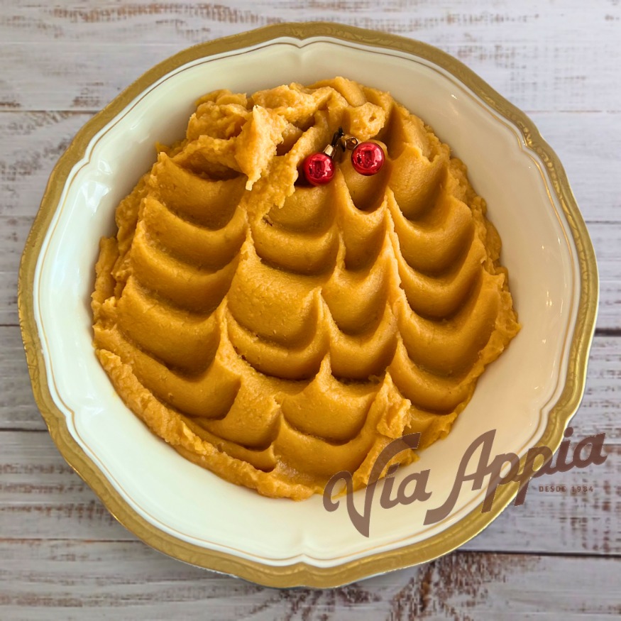 PURÉ DE BATATA ROSADA CON MIEL