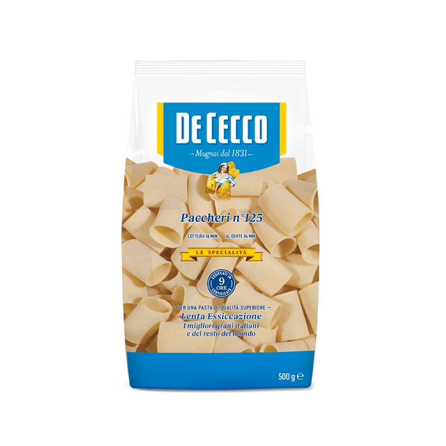 PASTA DE CECCO PACCHERI NRO 125
