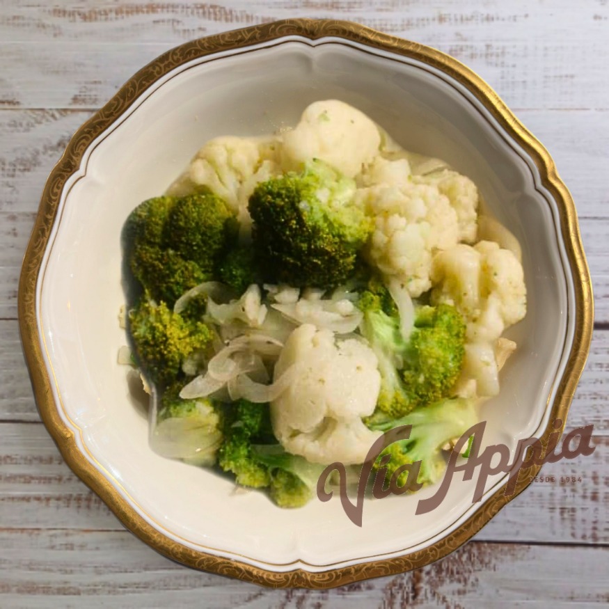 BRóCOLI Y COLIFLOR SALTEADOS