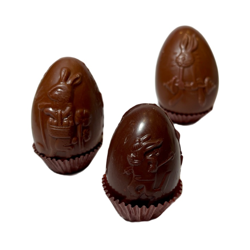 6 HUEVOS PEQUEÑOS DE CHOCOLATE LA PRALINE