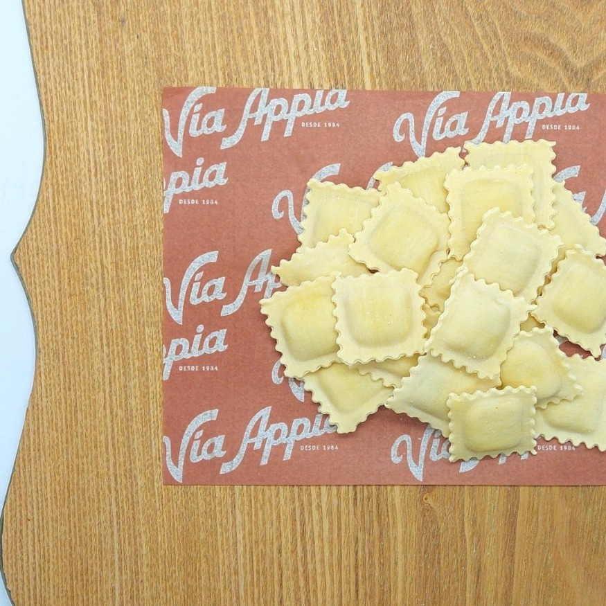 PASTA RELLENA DE BATATA ROSADA CON AJÍ DULCE MARGARITEÑO