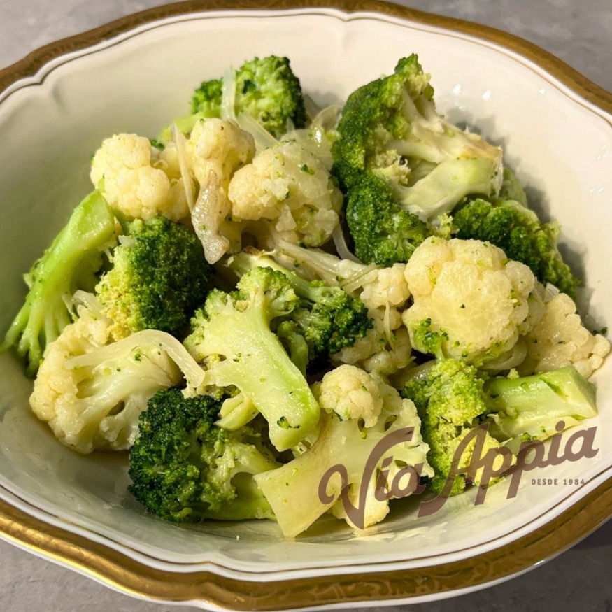 BRóCOLI Y COLIFLOR SALTEADO