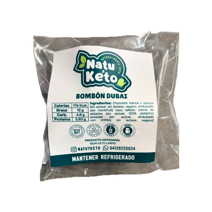 BOMBÓN DUBAI NATU Y KETO